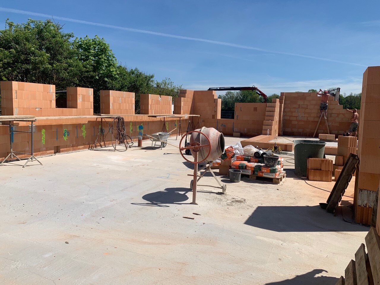 Bodenplatten von der Power Immobilien Bau GmbH